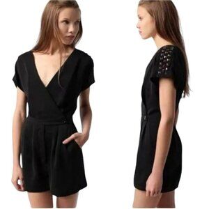 Silent+ noise Urban  Black Studded Romper size S